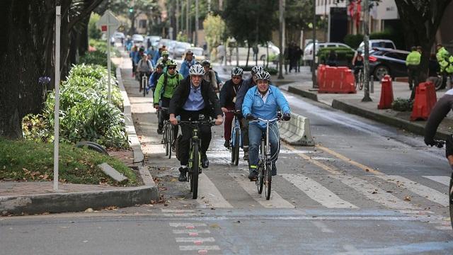Recorrido Alcalde en bicicleta - Foto: Prensa Alcaldía Mayor / Camilo Monsalve