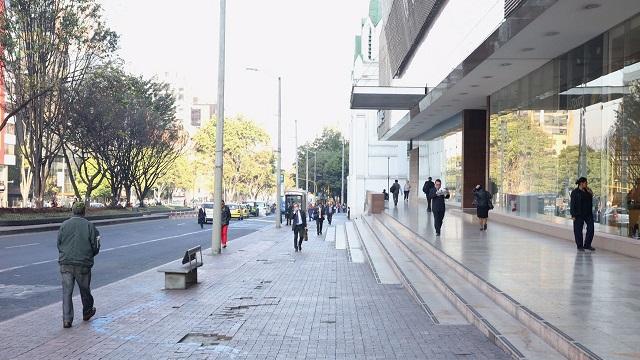 Calle 72 después de recuperación de espacio público - Foto: Prensa Secretaría de Gobierno