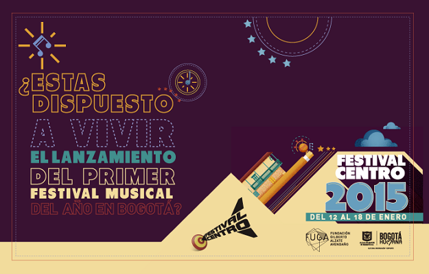 Afiche Lanzamiento Festival Centro 2015