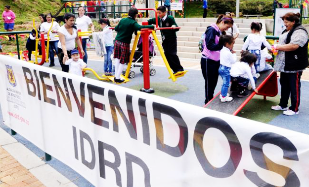 Parque y gimnasio al aire libre de Danubio