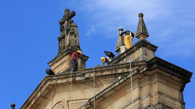 Bogotá embellece 30 bienes patrimoniales por la llegada del papa Francisco. Foto: Prensa Alcaldía Mayor
