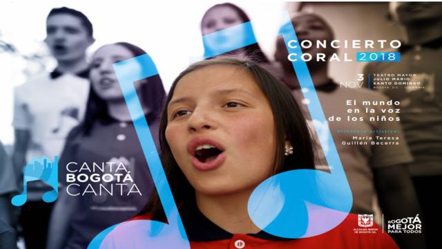 Afiche Canta Bogotá, Canta - Foto: Secretaría de Integración Social