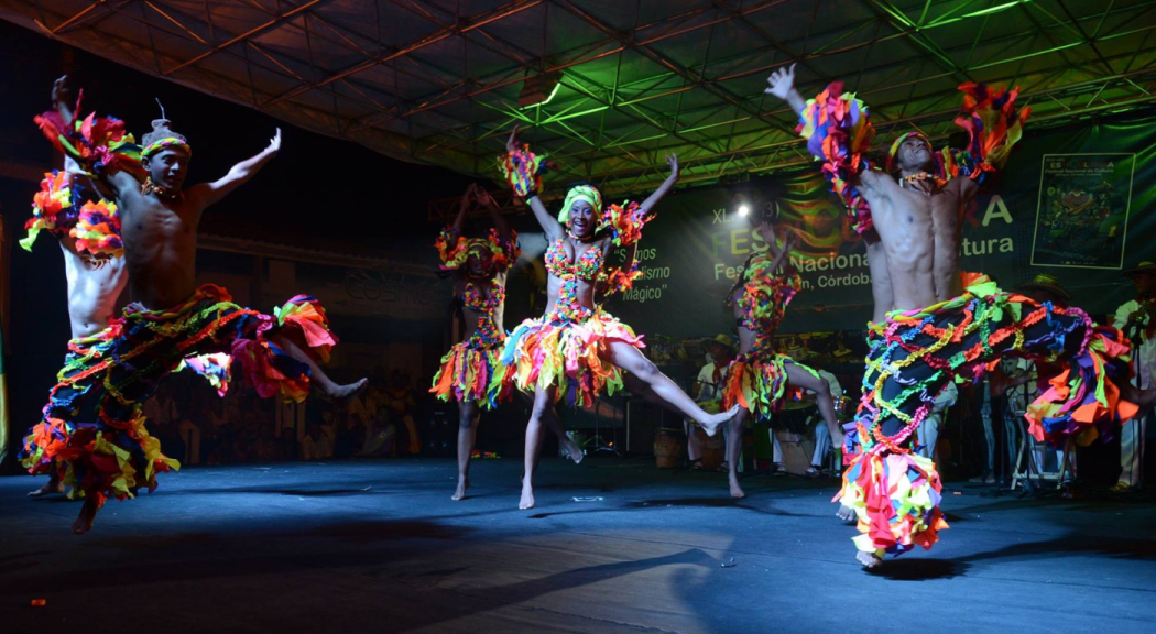 Presentación de danza afrocolombiana.