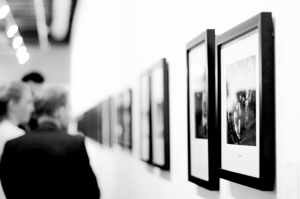 Exposición de fotografias a blanco y negro