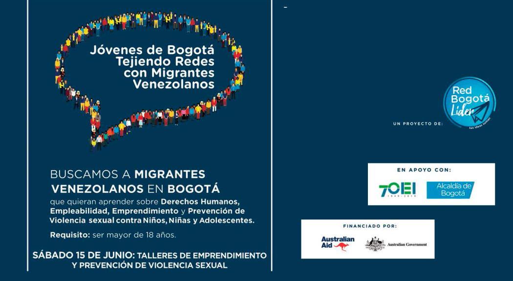 Talleres para migrantes venezolanos en Bogotá