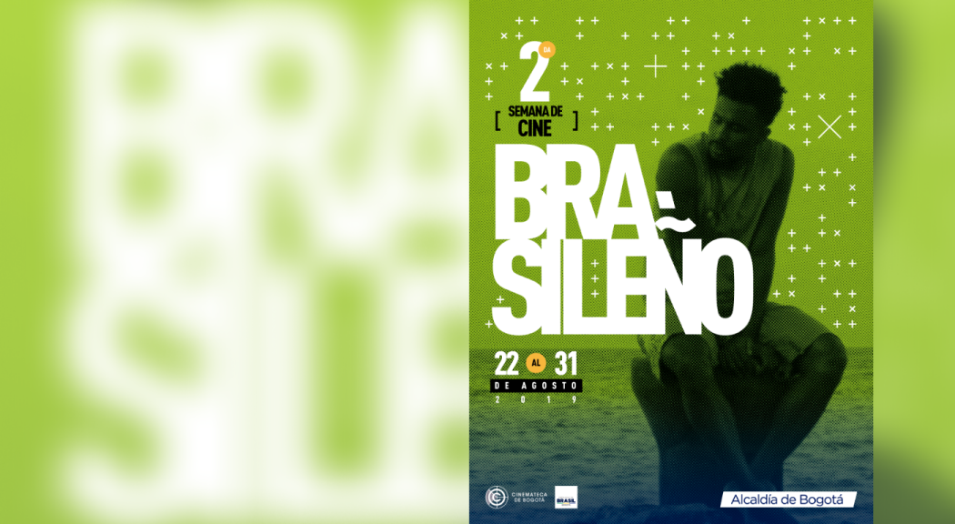 Afiche del segundo festival de cine brasilero.