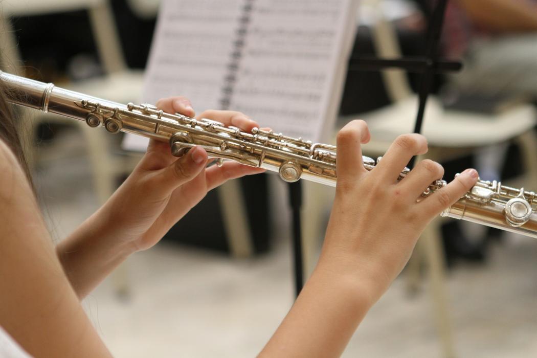 Banda Filarmónica Juvenil en concierto en la localidad de Santa Fe 