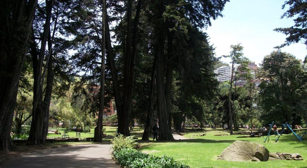 Plano general del parque que hace parte de los predios del Museo del Chicó.