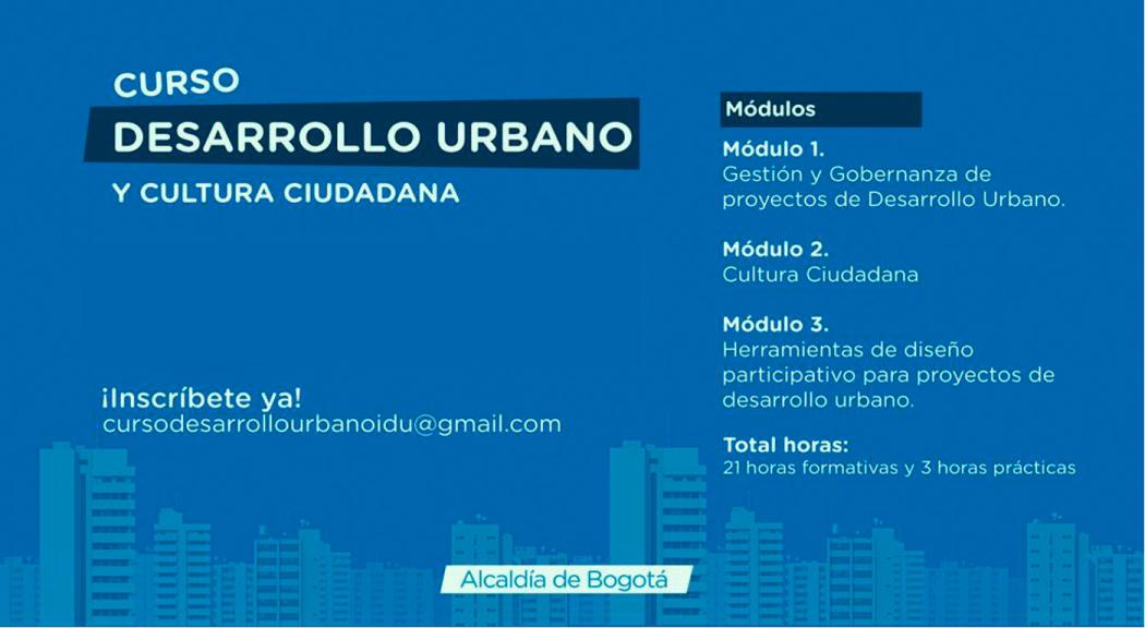 Conoce más acerca de Desarrollo Urbano y Cultura Ciudadana con el IDU