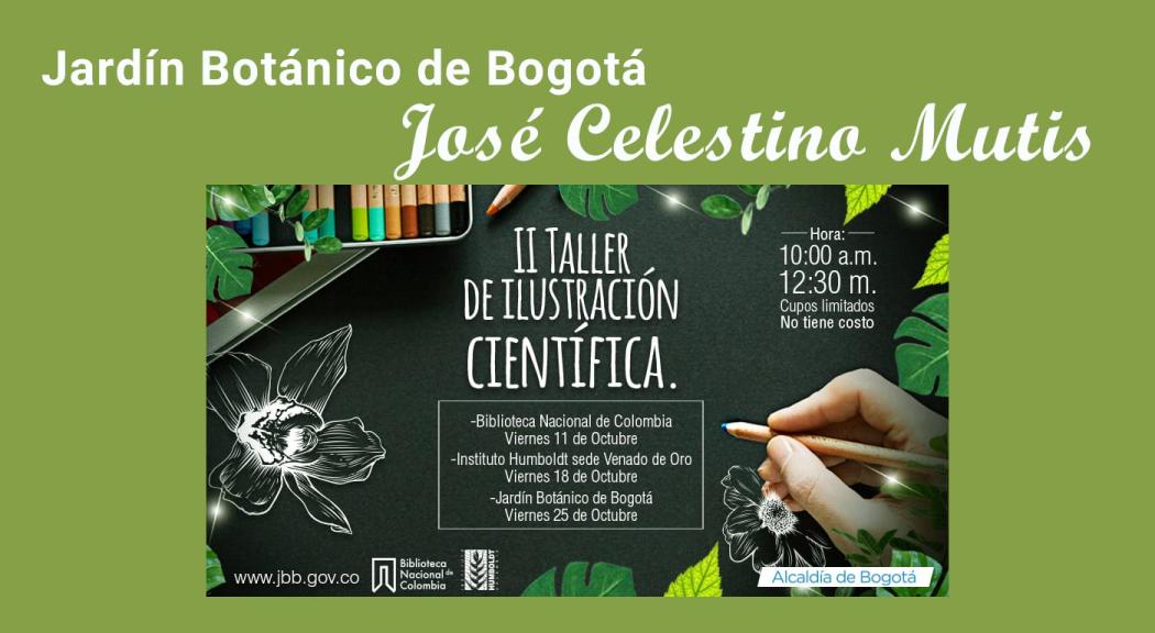 II Taller de ilustración científica organizado por el Jardín Botánico de Bogotá