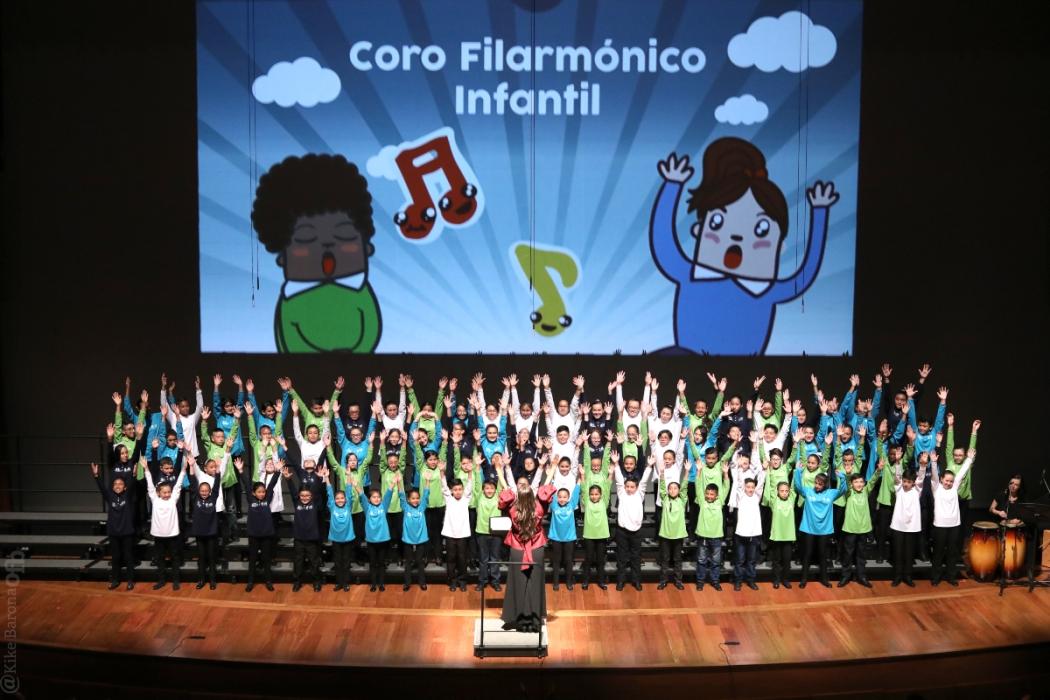 Concierto del Coro Filarmónico Infantil en Bogotá 