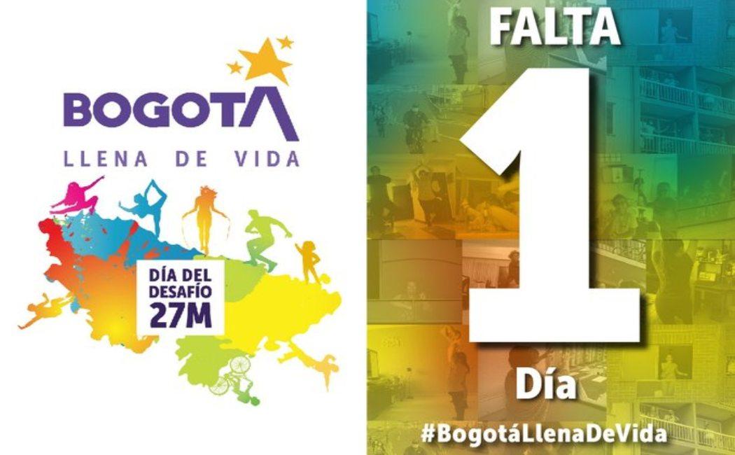 Este 27 de mayo seremos una #BogotáLLenaDeVida, conéctate con el IDRD