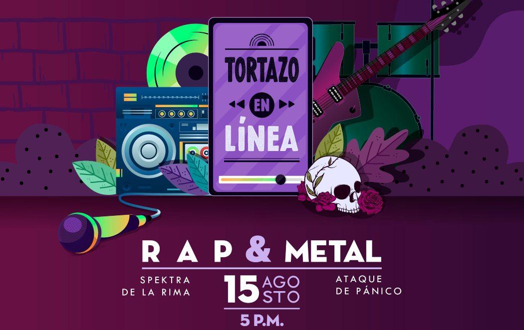 Tortazo en línea: conéctate al concierto de Rap y Metal femenino