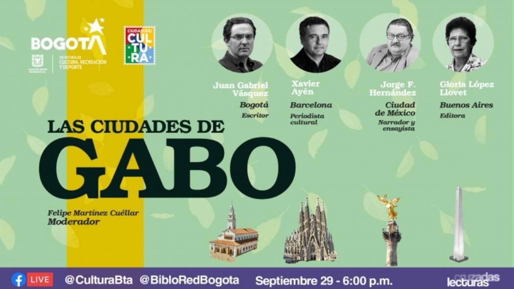 'Las ciudades de Gabo' Facebook Live este 29 de septiembre 