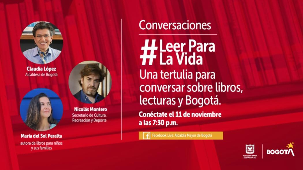 Una tertulia para conversar sobre libros, lecturas y Bogotá. ¡Conéctate!
