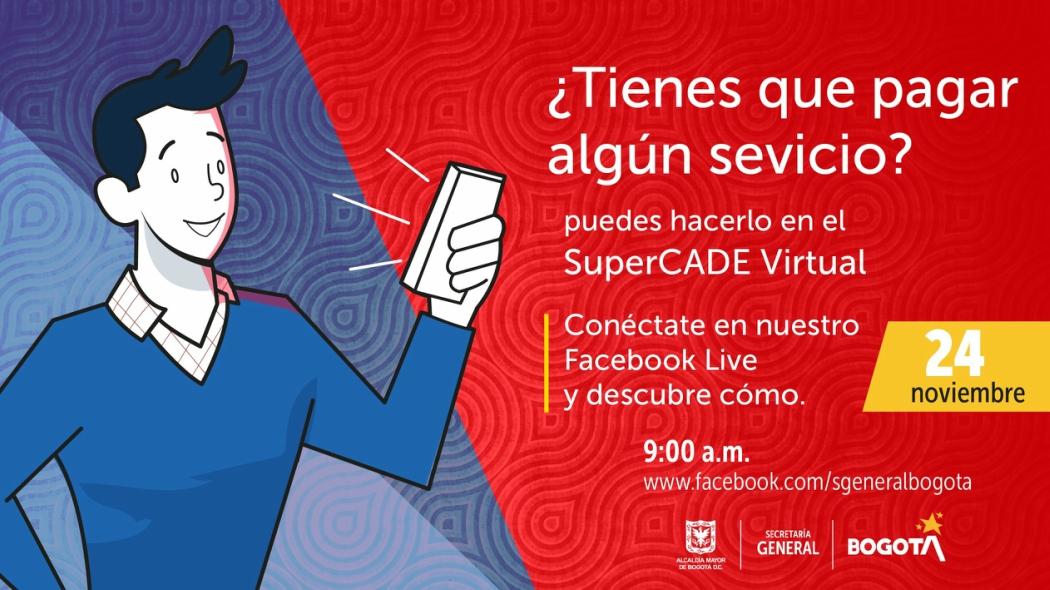Este 24 de noviembre conéctate con nuestro Facebook Live y descubre como desde el SuperCADE virtual puedes realizar pagos de servicio de manera segura.