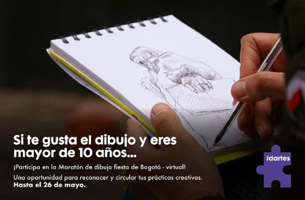 Demuestra tu amor por la ciudad en la Maratón de dibujo fiesta de Bogotá. 