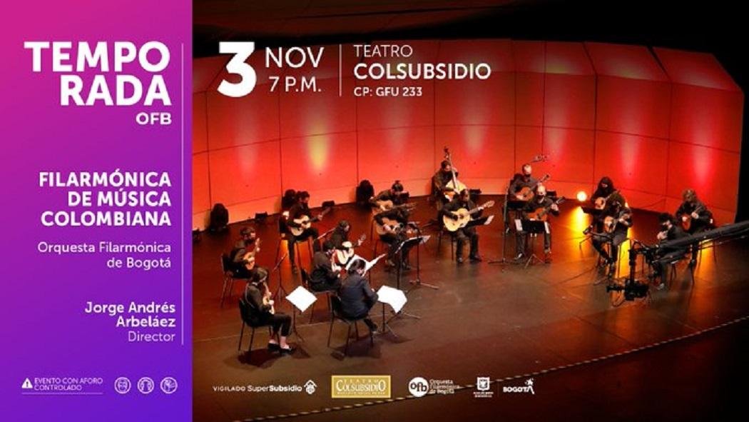 Concierto Filarmónica de Música Colombiana de la OFB