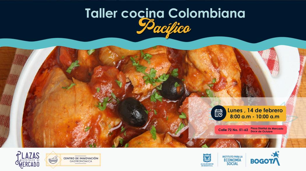 Taller de cocina colombiana en la plaza de mercado Doce de Octubre