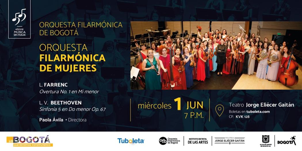 Ciclo de conciertos de la Orquesta Filarmónica de Mujeres - Por toda 