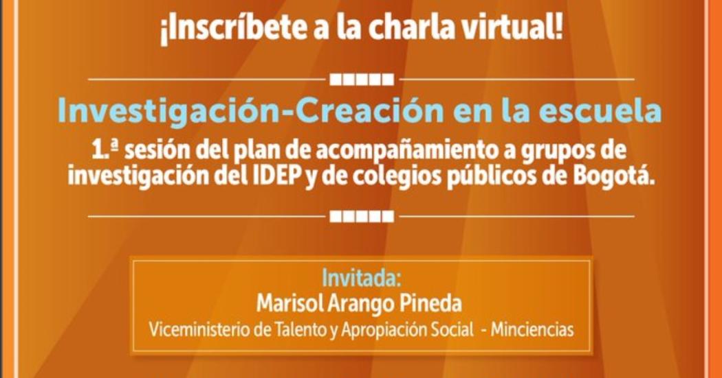 Inscripciones abiertas para charla virtual del IDEP este 14 de junio 