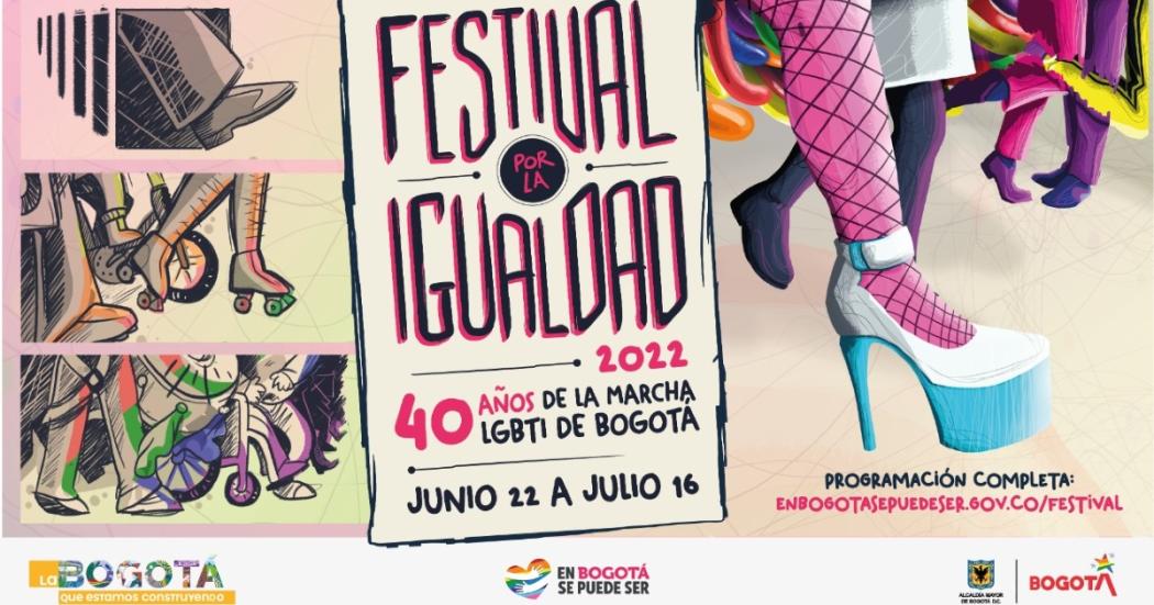Programación del Festival por la Igualdad 2022 de Bogotá en junio
