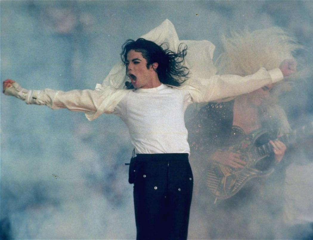 Proyección láser: Michael Jackson