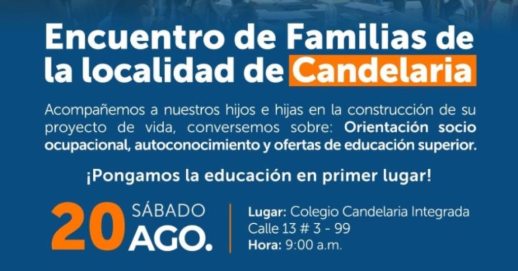 Encuentro de familias en la localidad La Candelaria este 20 de agosto