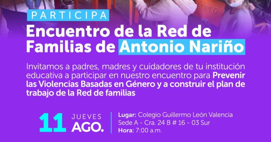 Encuentro de la Red de Familias de Antonio Nariño 