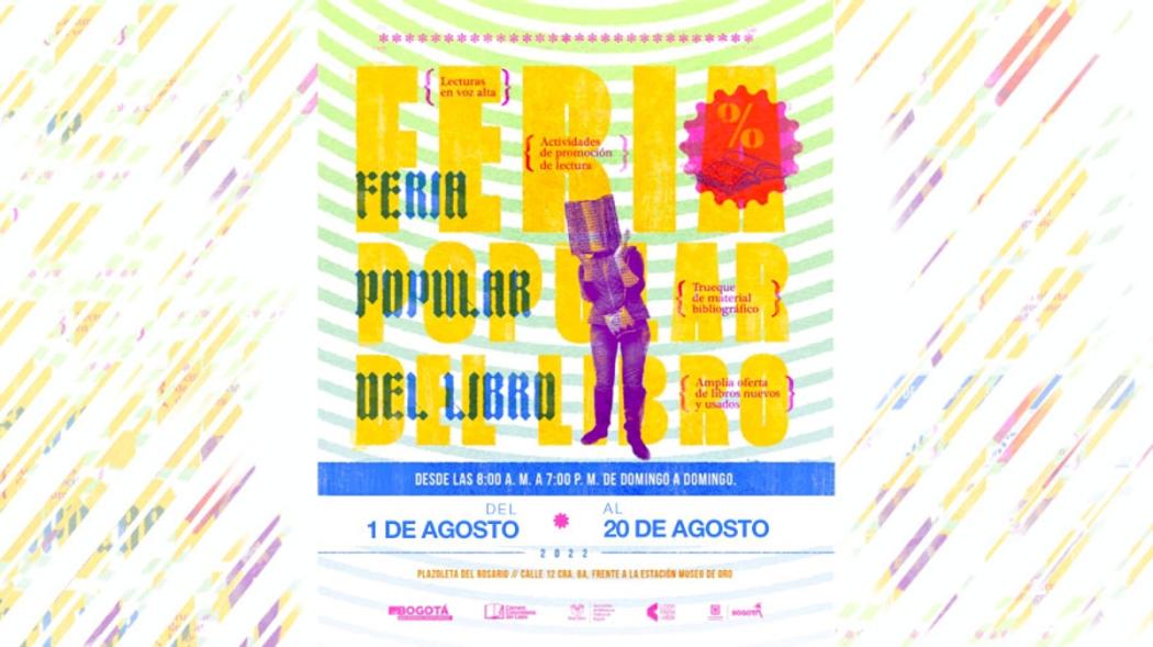 Visita la Feria Popular del Libro al centro de Bogotá