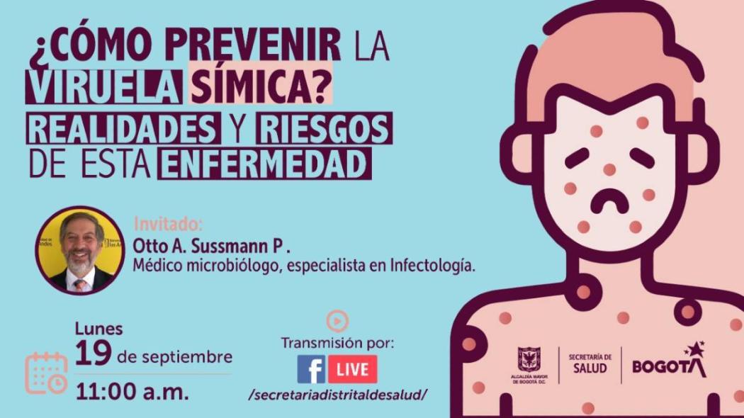 Facebook Live preguntas y respuestas sobre la viruela del simio Bogotá
