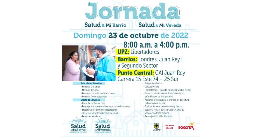 Jornada de salud gratuita en San Cristóbal. Domingo 23 de octubre 