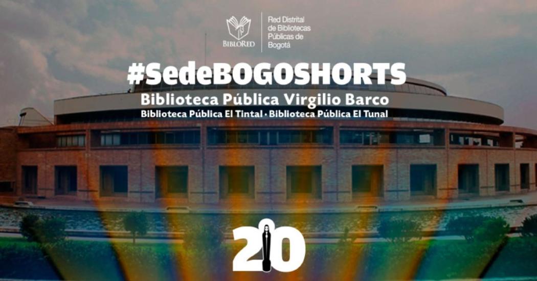 Proyección Bogoshorts en la biblioteca pública Virgilio Barco