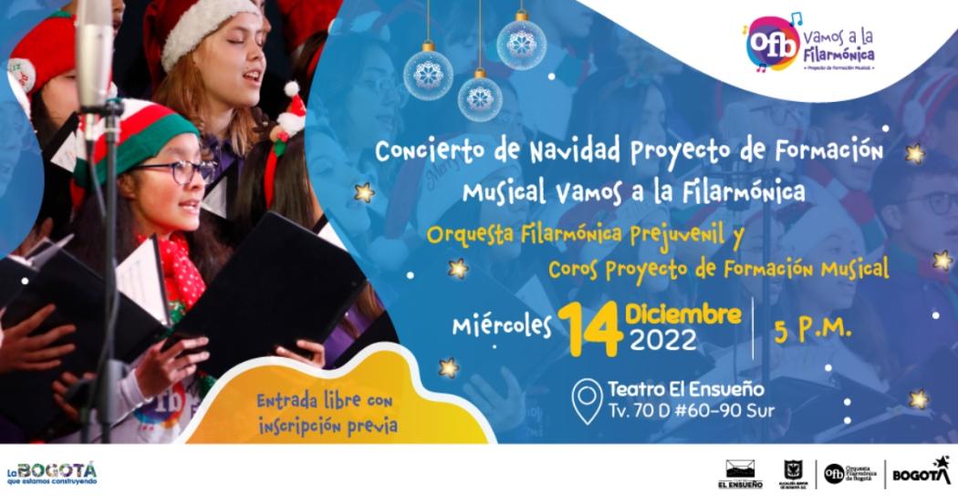 Concierto con la Orquesta Filarmónica Prejuvenil este 14 de diciembre
