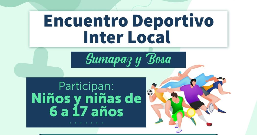 Encuentro Interlocal Deportivo en la localidad de Bosa y Sumapaz