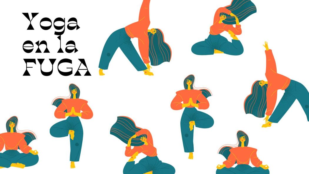Clase de yoga en la Fundación Gilberto Alzate Avendaño 