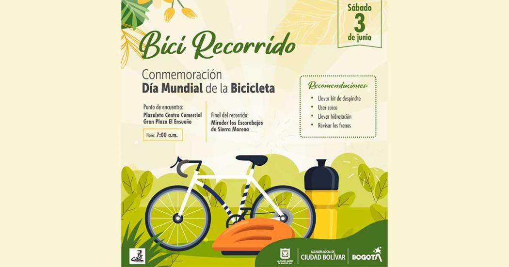 Celebra el Día Mundial de la Bicicleta en Ciudad Bolívar ¡3 de junio!