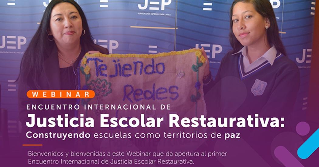 Charla sobre Encuentro Internacional de Justicia Escolar Restaurativa