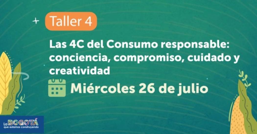 Julio 26: Taller sobre Educación Ambiental para profesores de Bogotá