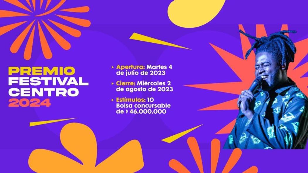 Inscripciones abiertas para convocatoria Premio Festival Centro 2024