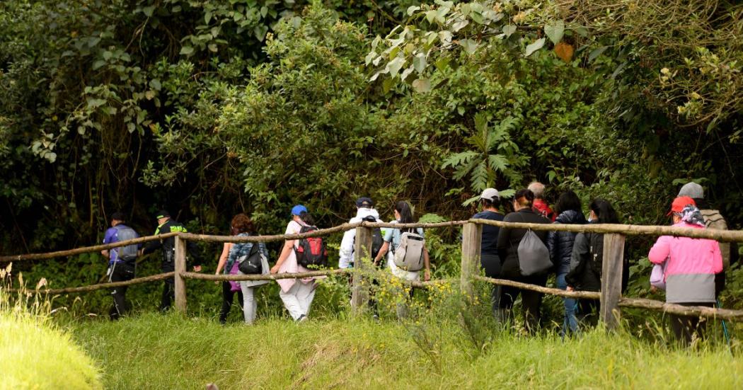 Carrera atlética de ascenso Bogotá Trail en el Festival de Verano