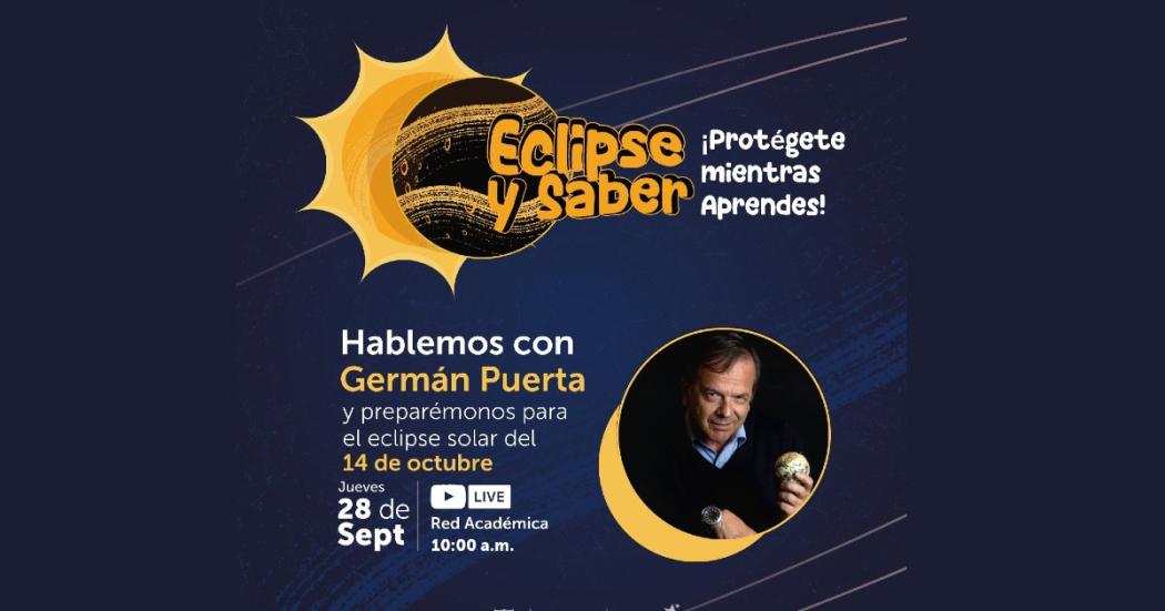 Charla con Germán Puerta sobre el eclipse solar del 14 de octubre