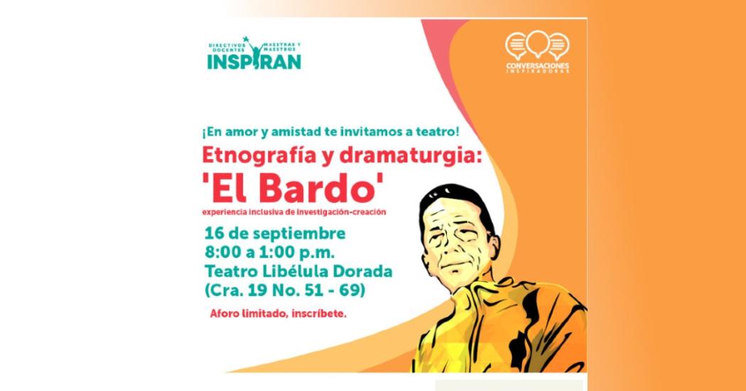 ¡Septiembre 16! Conversación inspiradora del IDEP en el Teatro Libélula Dorada