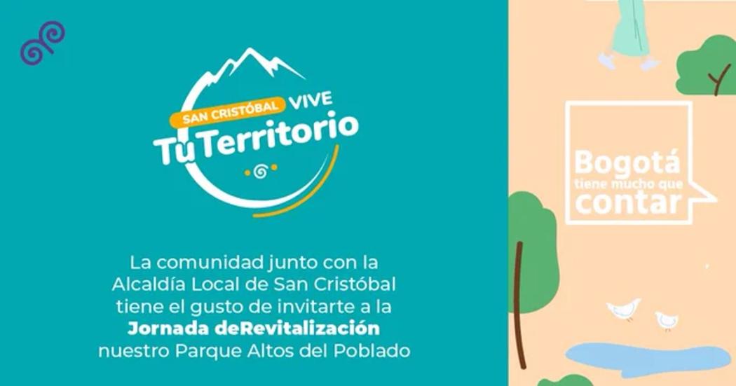 Únete a la jornada de Revitalización de parque Altos del Poblado en S. Cristóbal