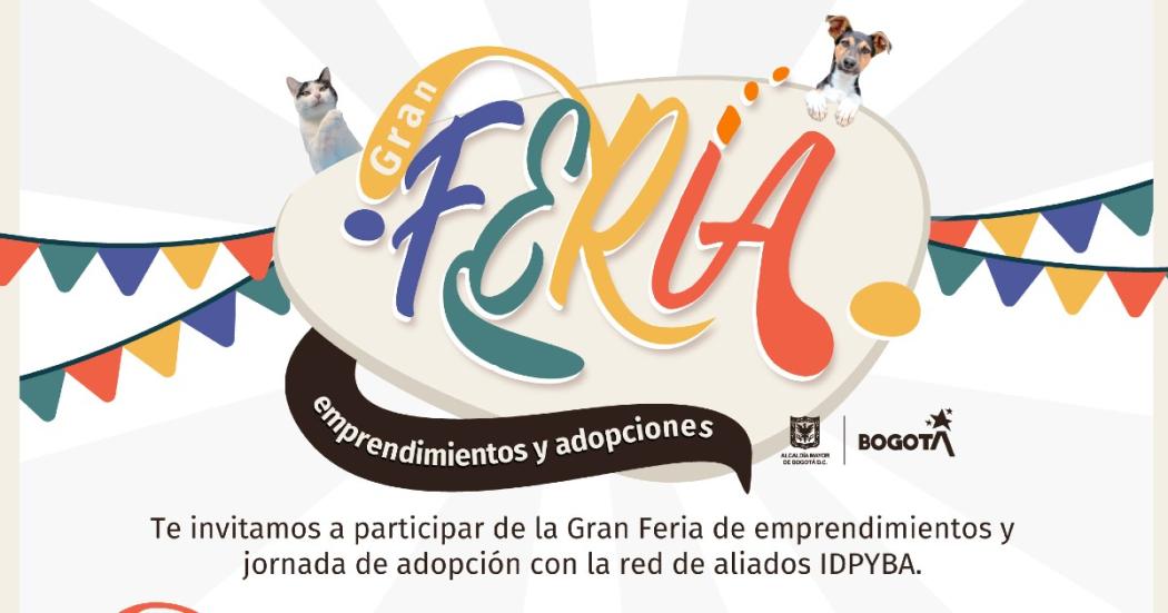 Feria de emprendedores y adopción de animales este 8 de octubre en el Park Way 