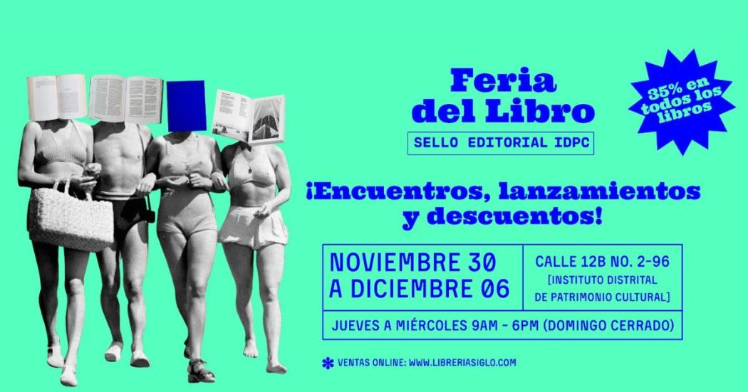  Feria del Libro del IDPC llega a Bogotá con nuevos eventos literarios