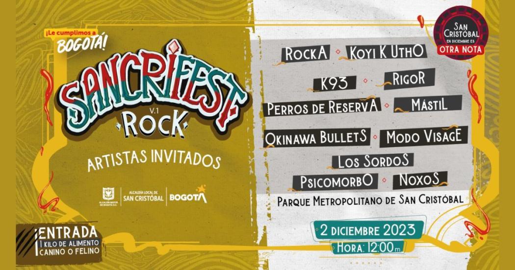  SanCriFest 2023: el Festival de Rock de San Cristóbal 
