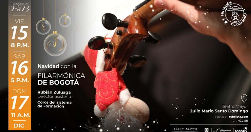 La Filarmónica de Bogotá este 17 de diciembre 