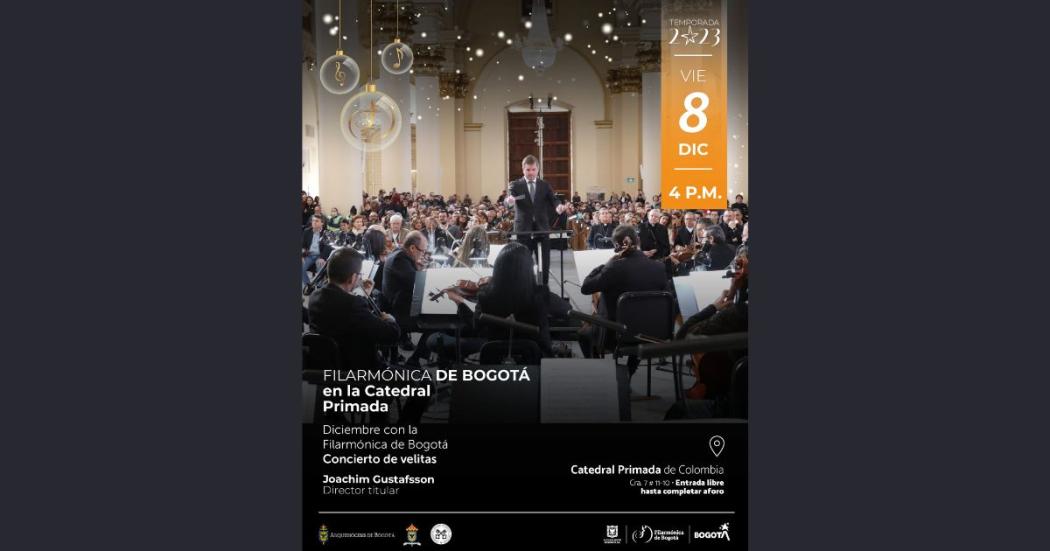 Concierto de la Filarmónica de Bogotá en la Catedral Primada 2023