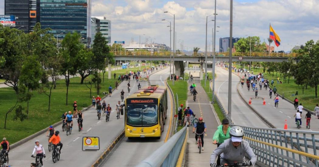 rutas y horarios de la ciclovía de Bogotá para este 28 de enero 